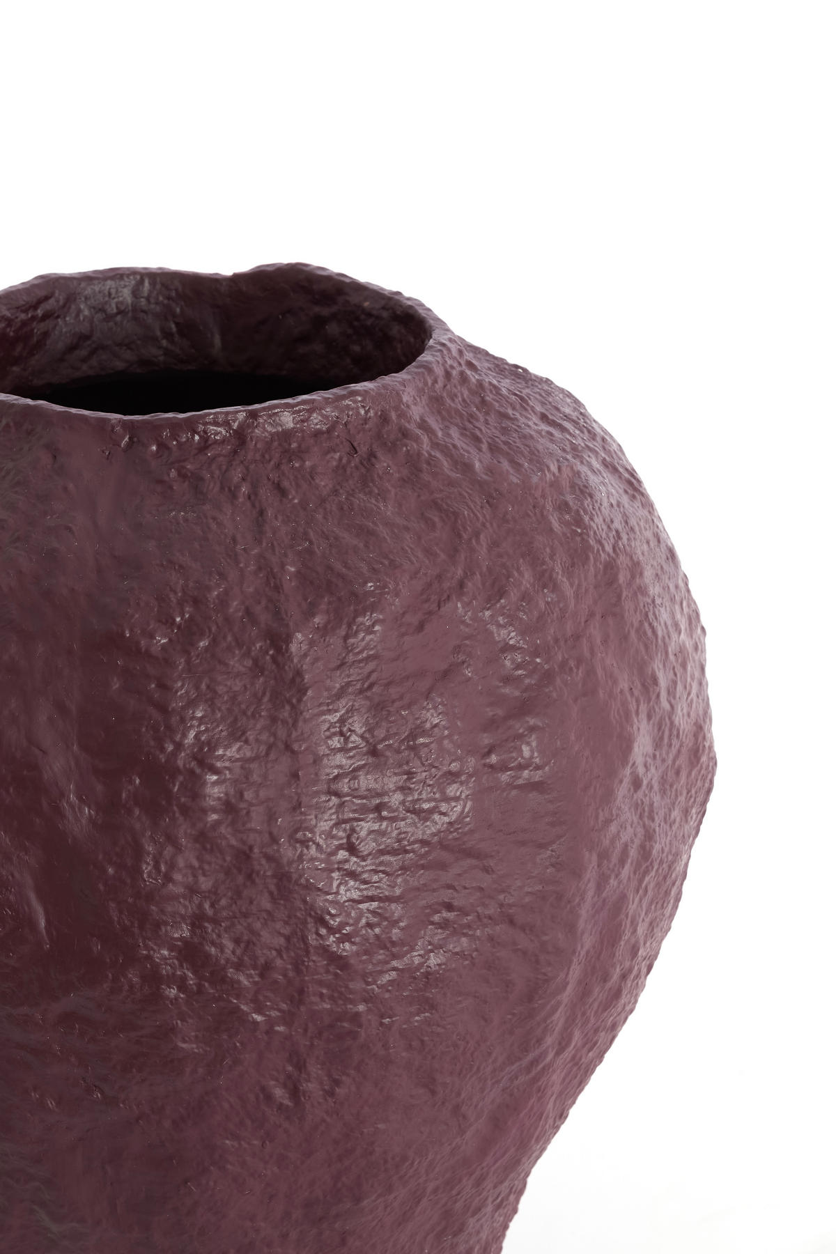 VAZE Pantoja Lila 45/45/50 cm - Lila, Kunststoff (50cm) - Light & Living
