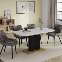 JÍDELNÍ STŮL Fenaro Bílý/zlatý dub - bílá/medově dubová, kompozitní dřevo (80/120/77.4cm) - Vicco