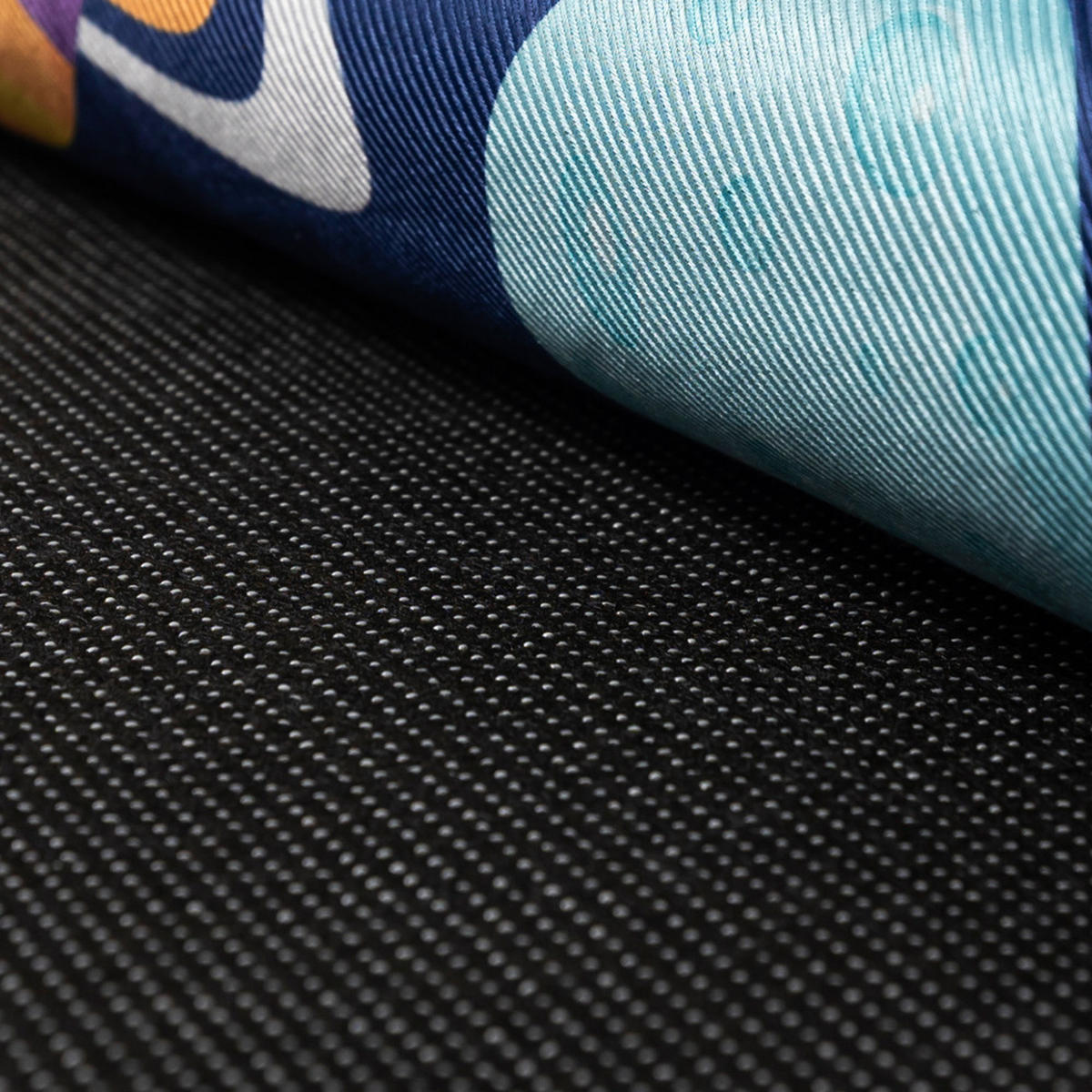 KINDERTEPPICH Bambini Stella Mazovia Rund Ø120cm Marineblau Weltraum Kurzflor - Multicolor, Textil (120/120cm) - Mazovia