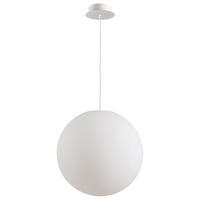 AUSSEN-HÄNGEKUGEL Globe Ø 50cm - Weiß, Kunststoff (50/50/50cm) - s.luce