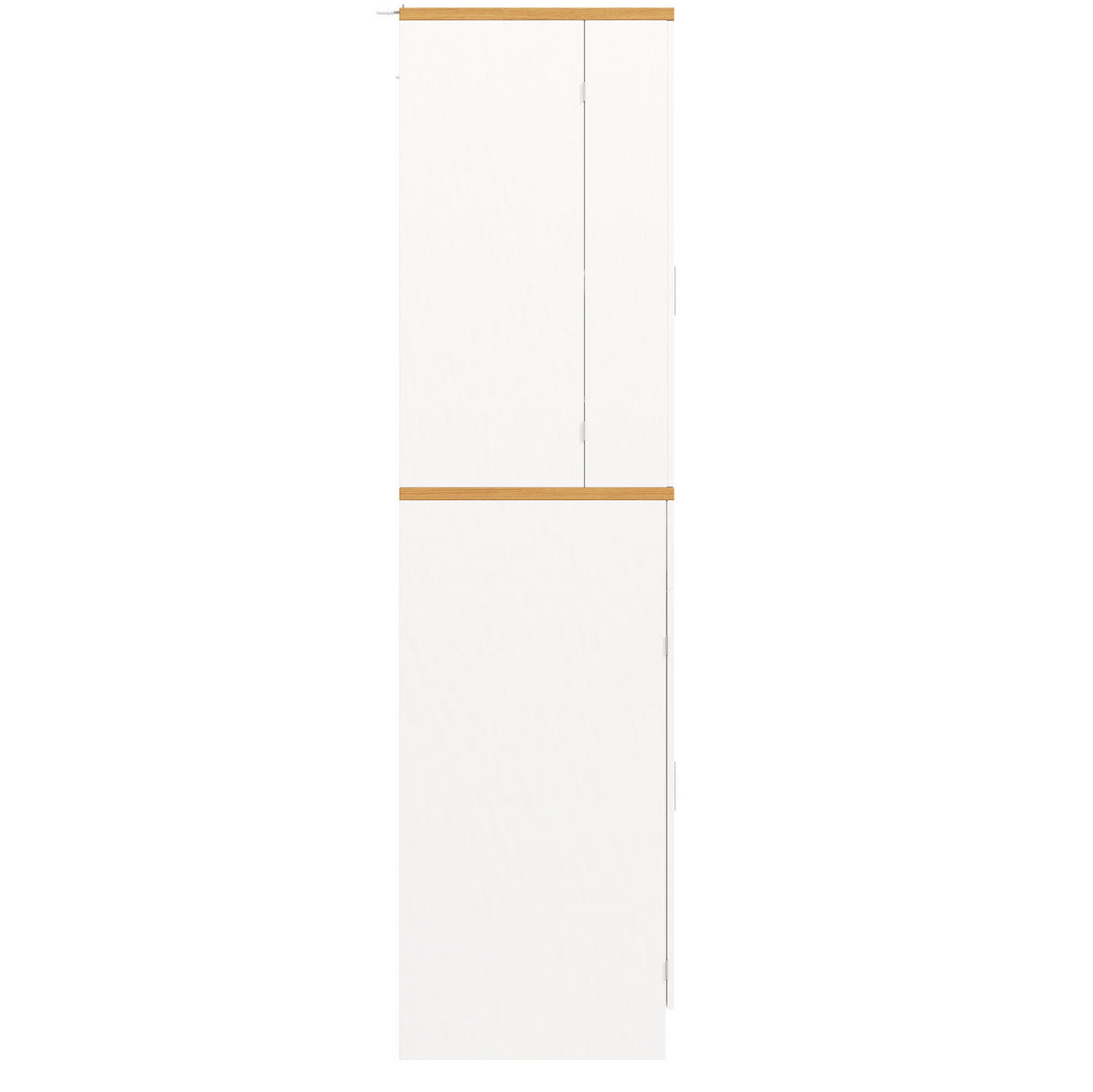 BUFFET 80/180/40 cm Weiß aus MDF mit Kippschutz - Weiß, Holzwerkstoff (40/180/80cm) - OKMYHOME