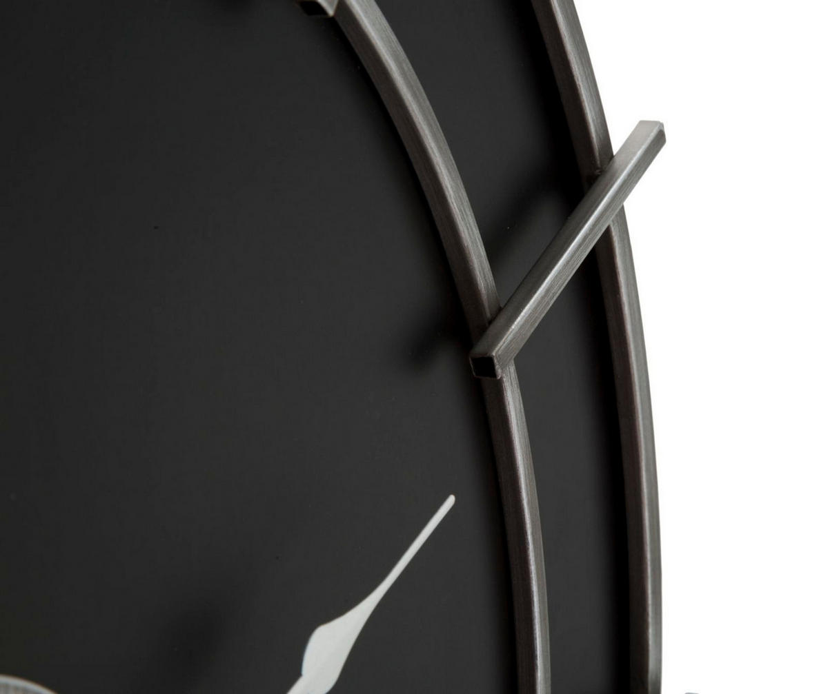 WANDUHR Glam Ø 60 cm - Schwarz, Holzwerkstoff (60/60/4.5cm) - Mauro Ferretti