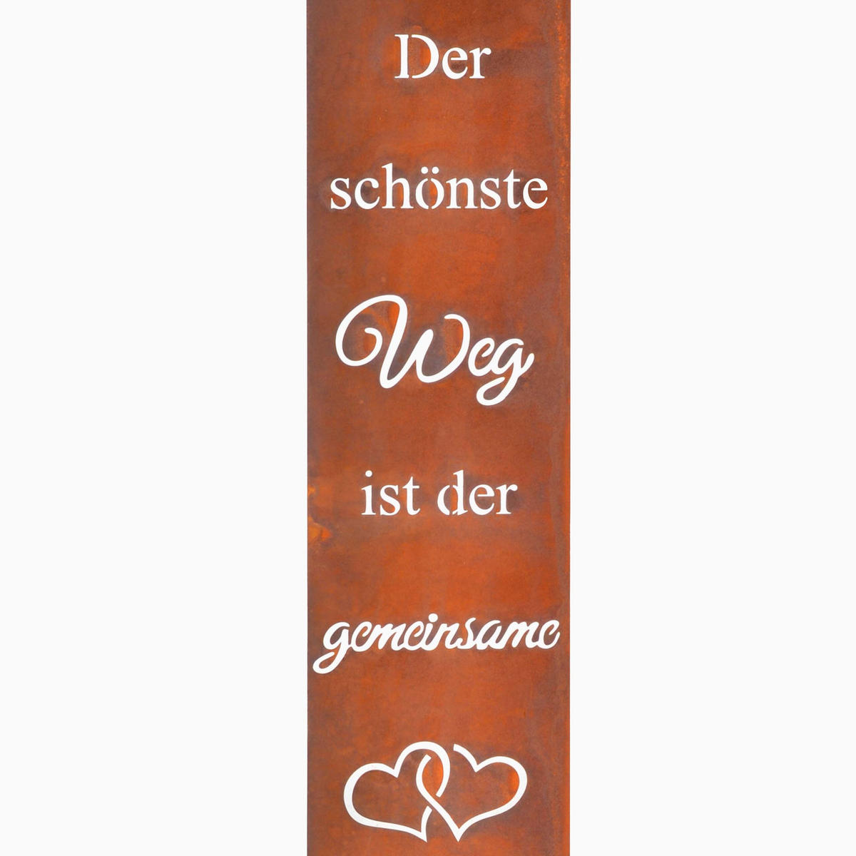 GARTENDEKO - Braun, Metall (15cm) - Relaxdays