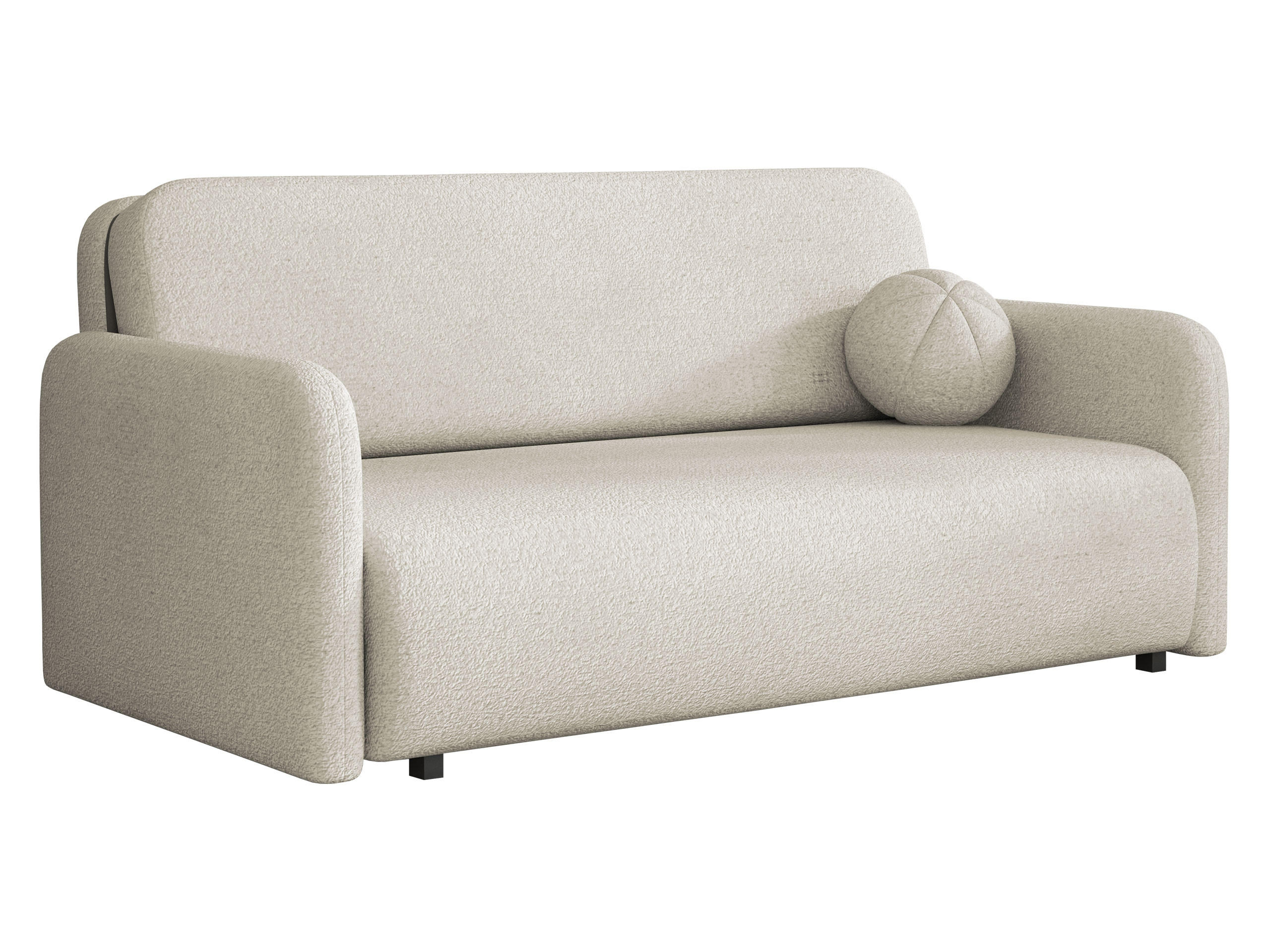 SCHLAFSOFA Viva Sun IV - Beige/Schwarz, Holz/Textil (170/85/103cm) - MIRJAN24