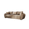 SOFA MOLISA mit Schlaffunktion ITAKA 48 mit Stauraum - Hellbraun, Textil (86/82/246cm) - Bedante