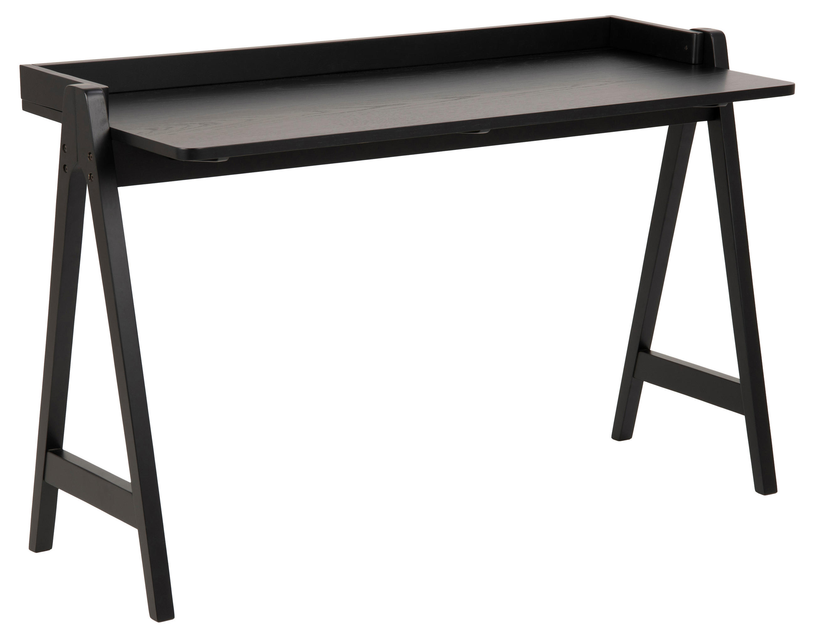 SCHREIBTISCH Schwarz - Schwarz, Holzwerkstoff (52/127/80cm) - ebuy24