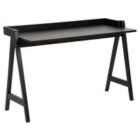 SCHREIBTISCH Schwarz - Schwarz, Holzwerkstoff (52/127/80cm) - ebuy24