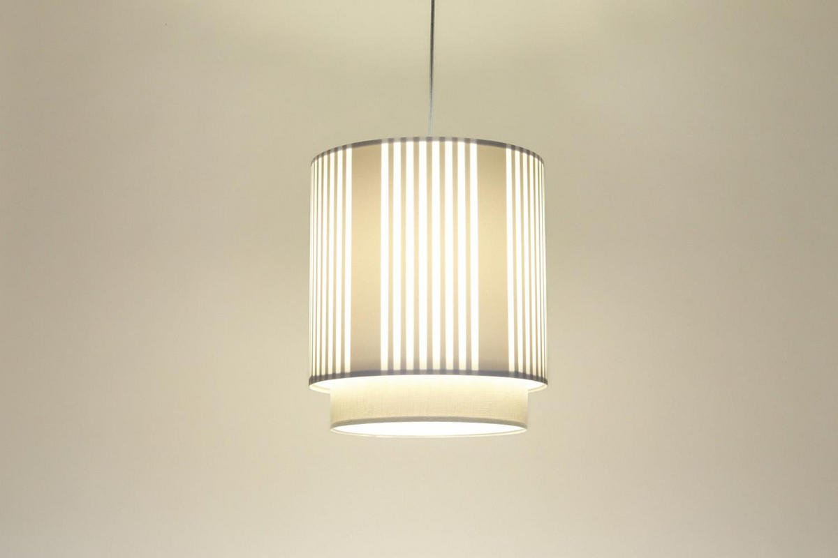 HÄNGELEUCHTE Weiß 30/105 cm - Weiß, Kunststoff (35/0.6/105cm) - ONZENO