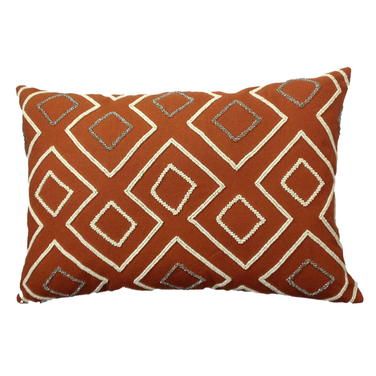 KISSENBEZUG Terrakotta Geometrisch (60 x 1 x 40 cm) - Terracotta, Textil (40/60cm) - DKD Home Decor