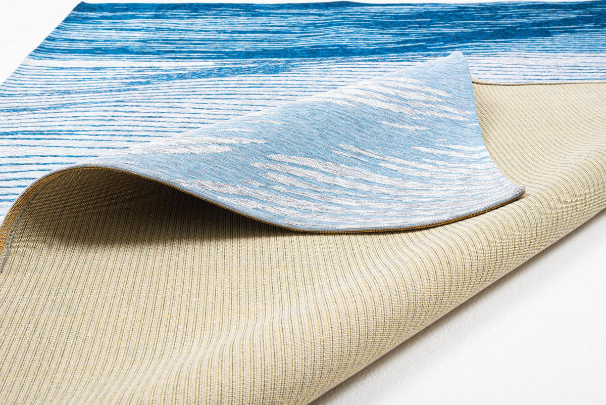 FLACHWEBTEPPICH Keitum 60x90 cm - Blau, Textil (60/90cm) - Sansibar SYLT
