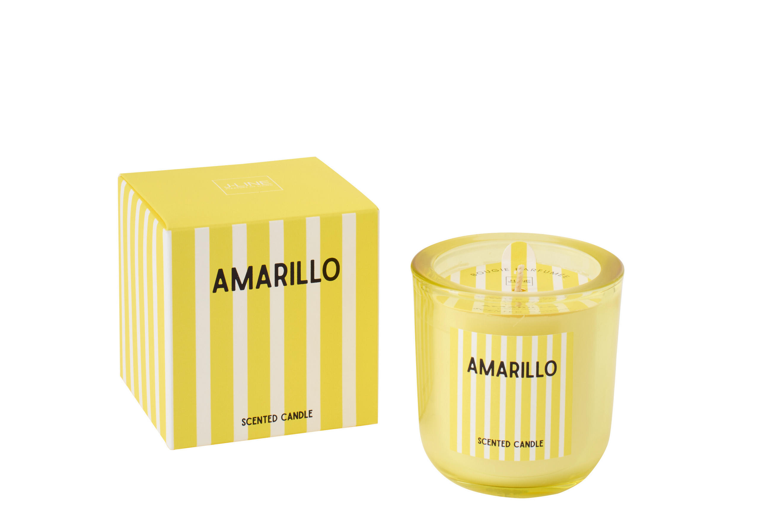 DUFTKERZE AMARILLO Gelb - Gelb, Paraffin (8/8.5cm) - J-Line