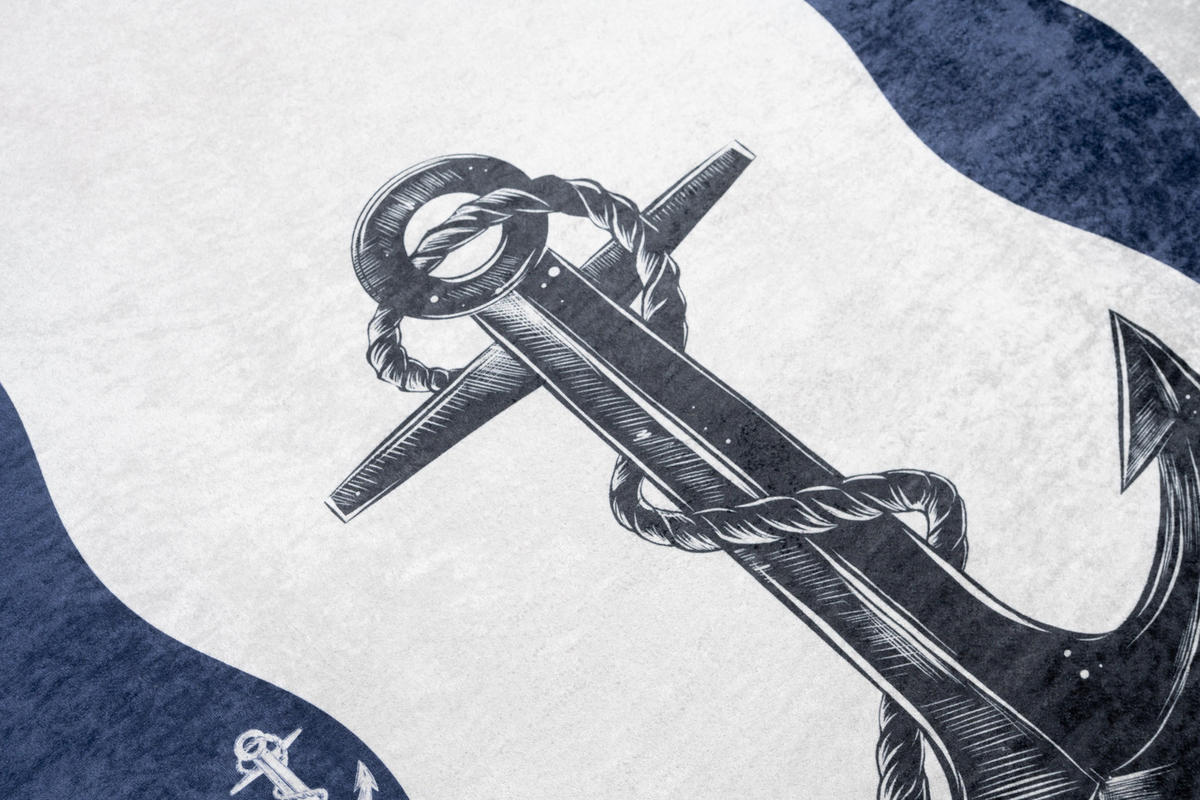 TEPPICH EMMA Blau 160/230 cm - Blau, Kunststoff (160/230cm) - Tapiso