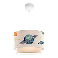 HÄNGELEUCHTE Lurgan - Weiß, Textil (30/30/70cm) - lux.pro