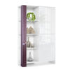 HIGHBOARD Canto Brombeer Hochglanz - Brombeere, Holzwerkstoff (95/151.5/36cm) - Vladon