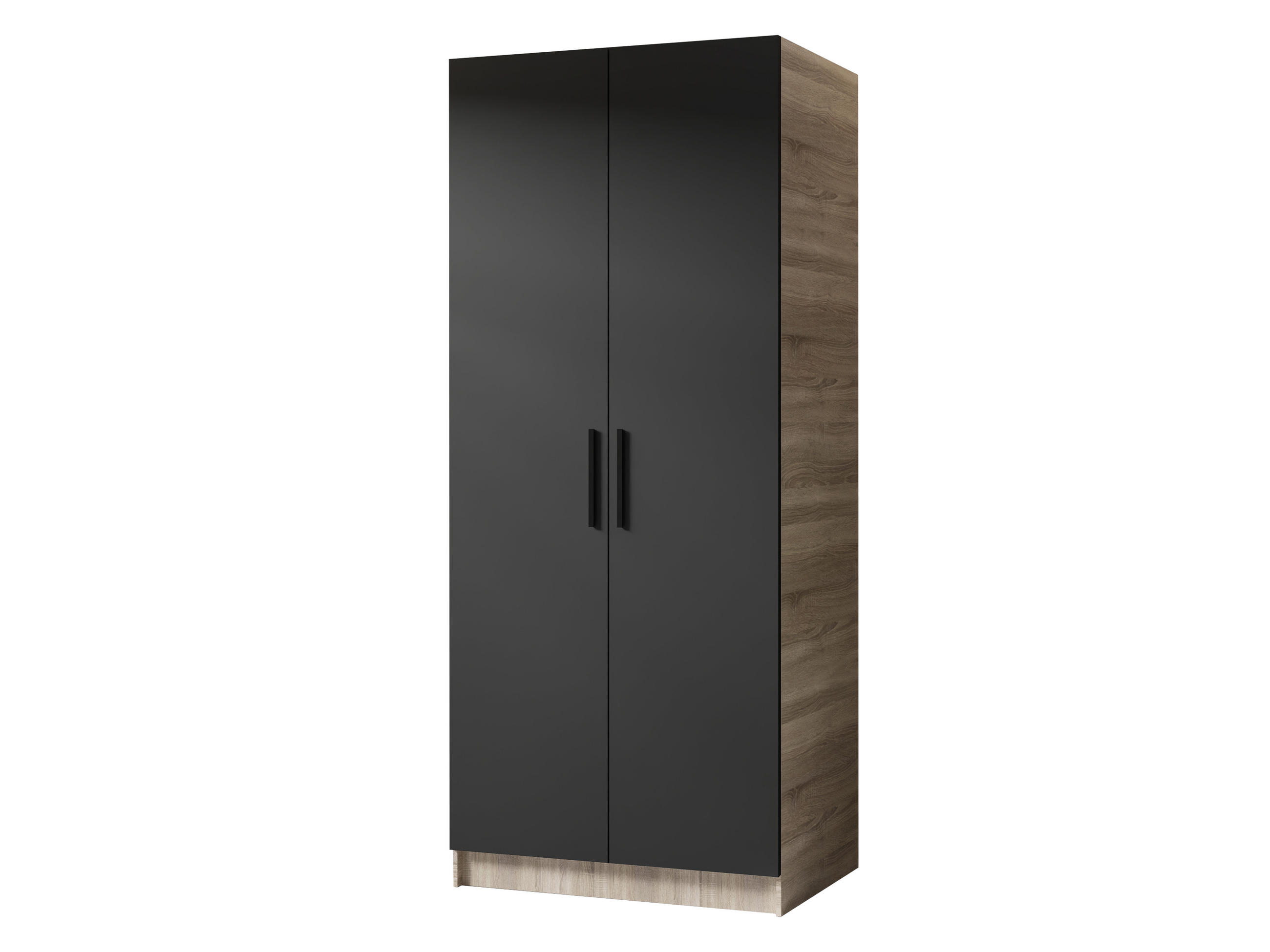 Kier Furniture ŠATNÍ SKŘÍŇ GOLD Dub Sonoma & Černá