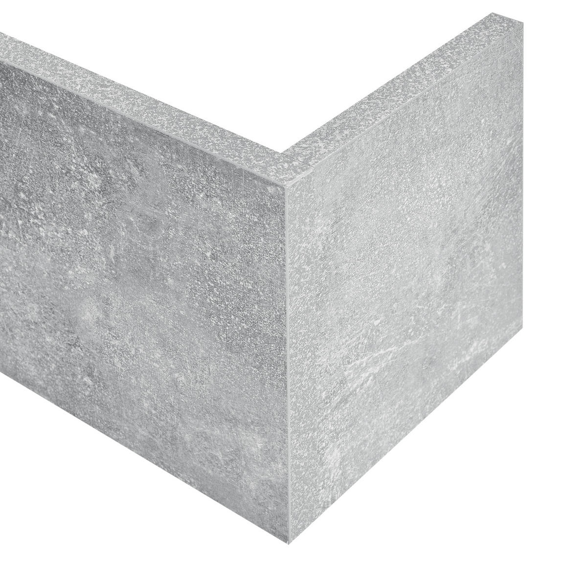 WANDREGAL Grimstad - Grau, Holzwerkstoff (119/55/18cm) - [en.casa]
