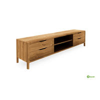 TV-SCHRANK PAUL - Wildeiche, Holz (200/48/50cm) - byoak