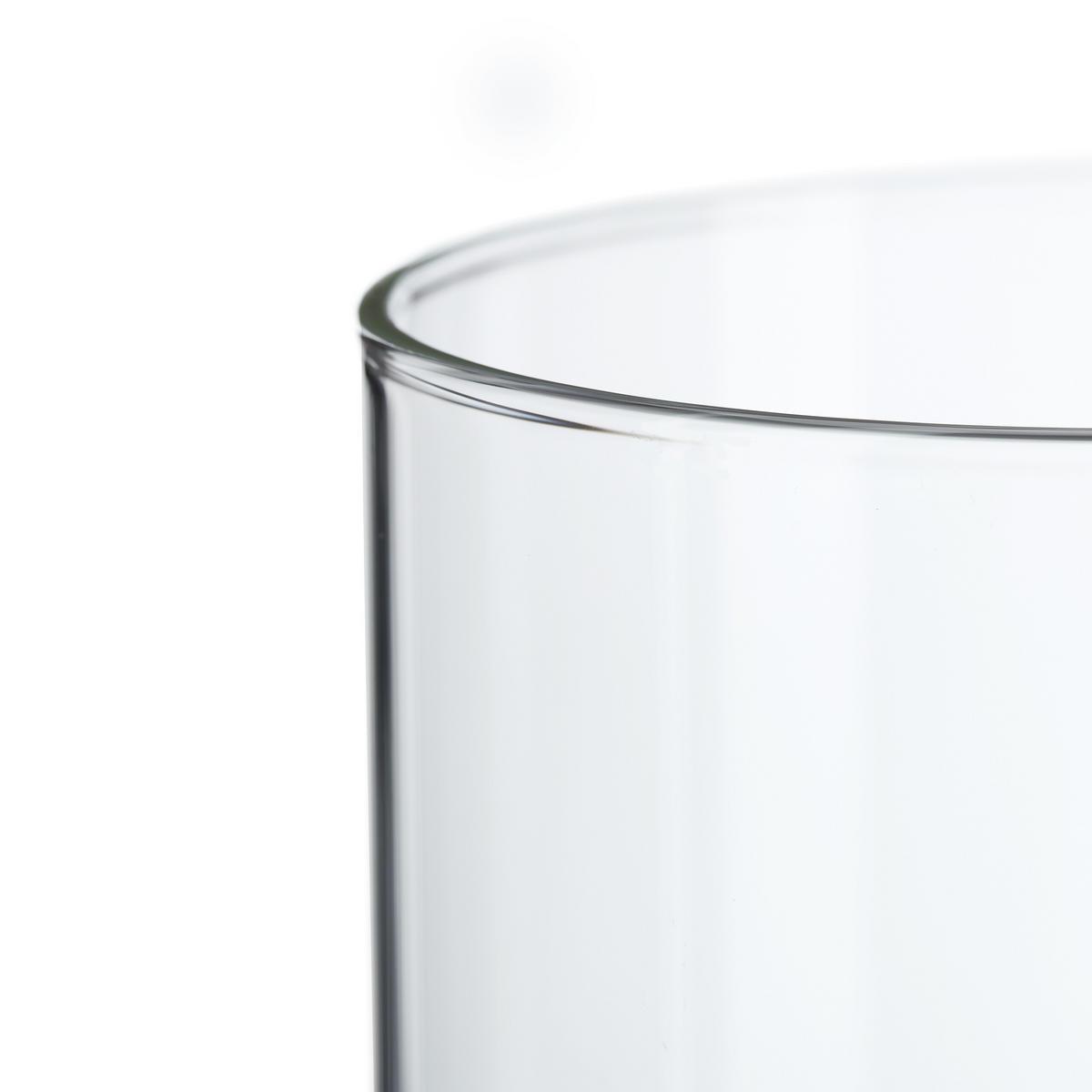 4-DIELNA sada váz - priehľadné, sklo (25cm) - Relaxdays