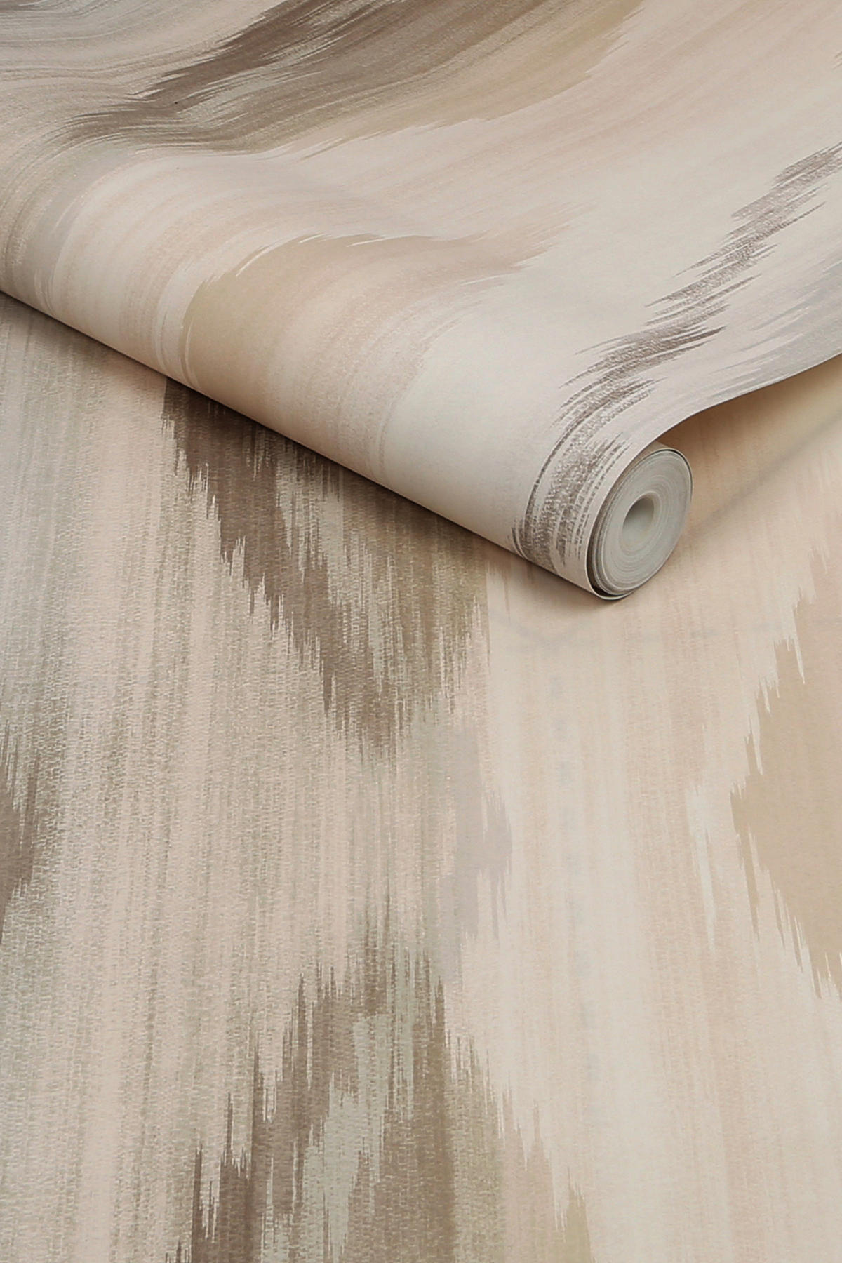 VLIESTAPETE Ethno Wellen Taupe - Beige, Papier/Kunststoff (52/1000cm) - next