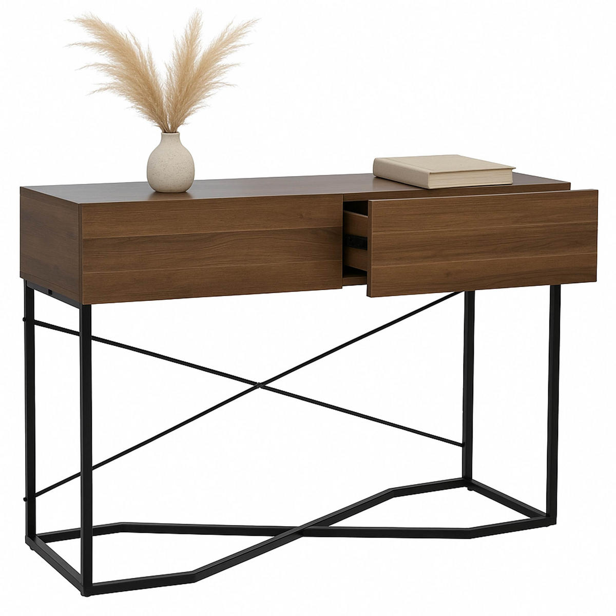 KONSOLENTISCH rechteck Braun - Braun, Holz (40/120/81cm) - MCW