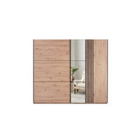 SCHWEBETÜRENSCHRANK ATROX 250/215/65 cm 2-türig mit Spiegel Eiche Artisan - Eiche Artisan, Holzwerkstoff (250/215/65cm) - MASSENO