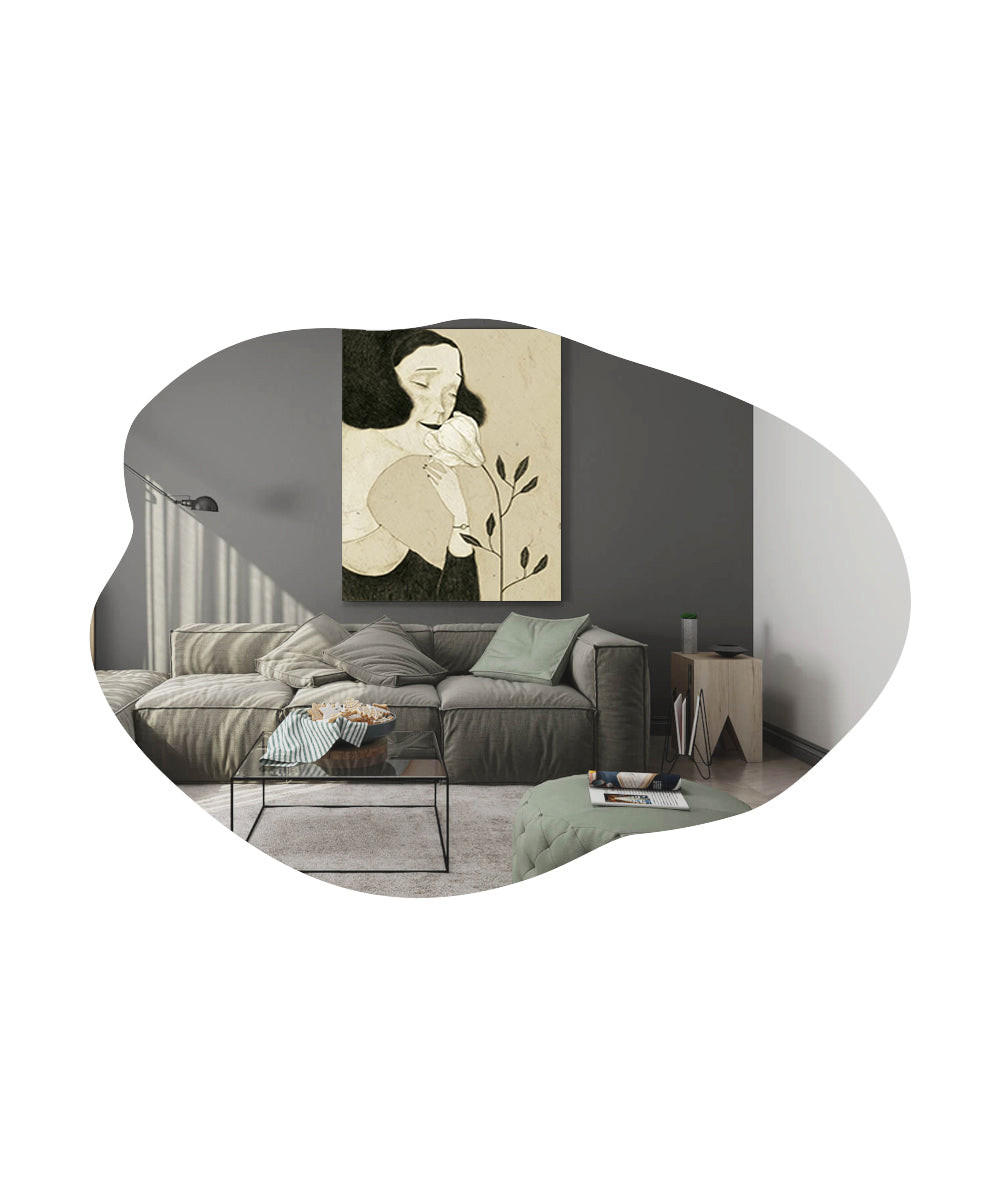 SPIEGEL Oho 60x85cm - Transparent, Holzwerkstoff (60/85/3.5cm) - moebel17