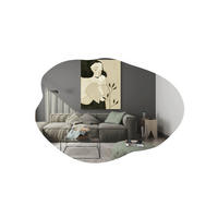 SPIEGEL Oho 60x85cm - Transparent, Holzwerkstoff (60/85/3.5cm) - moebel17