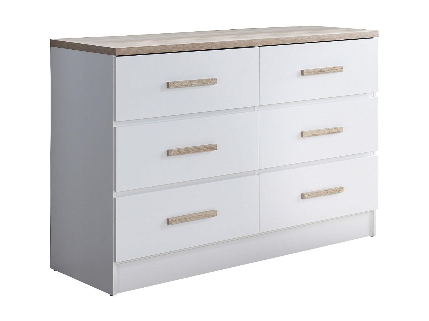 Vente-Unique Kommode Weiß 120x81x40 cm