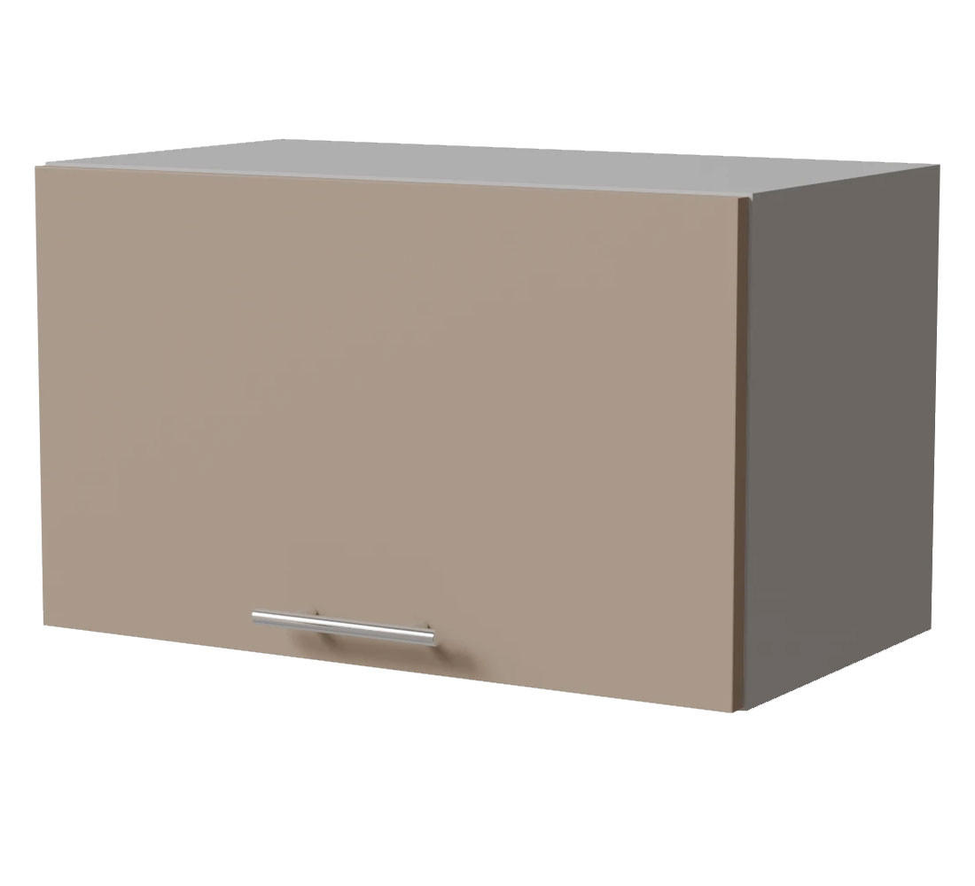 Feldmann-Wohnen Klapphängeschrank Graubraun, Grau 60x36x32.5 cm