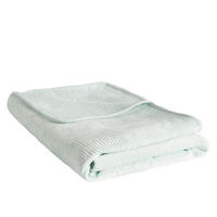 TAGESDECKE Quadron - Pastellblau, Textil (200/220cm) - home&you