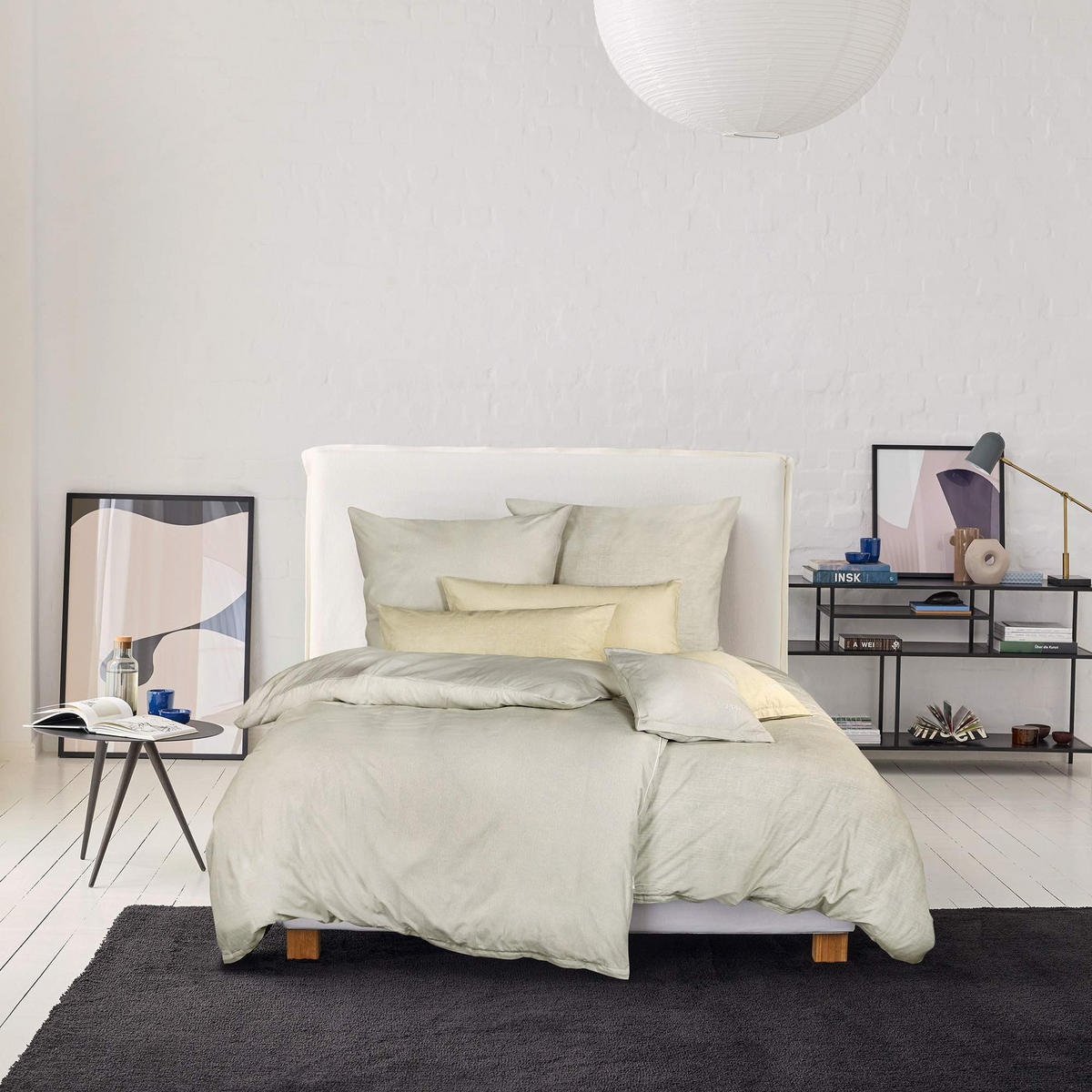 RENFORCÉ BETTWÄSCHE HARP - Grau, Textil (135/200cm) - Esprit