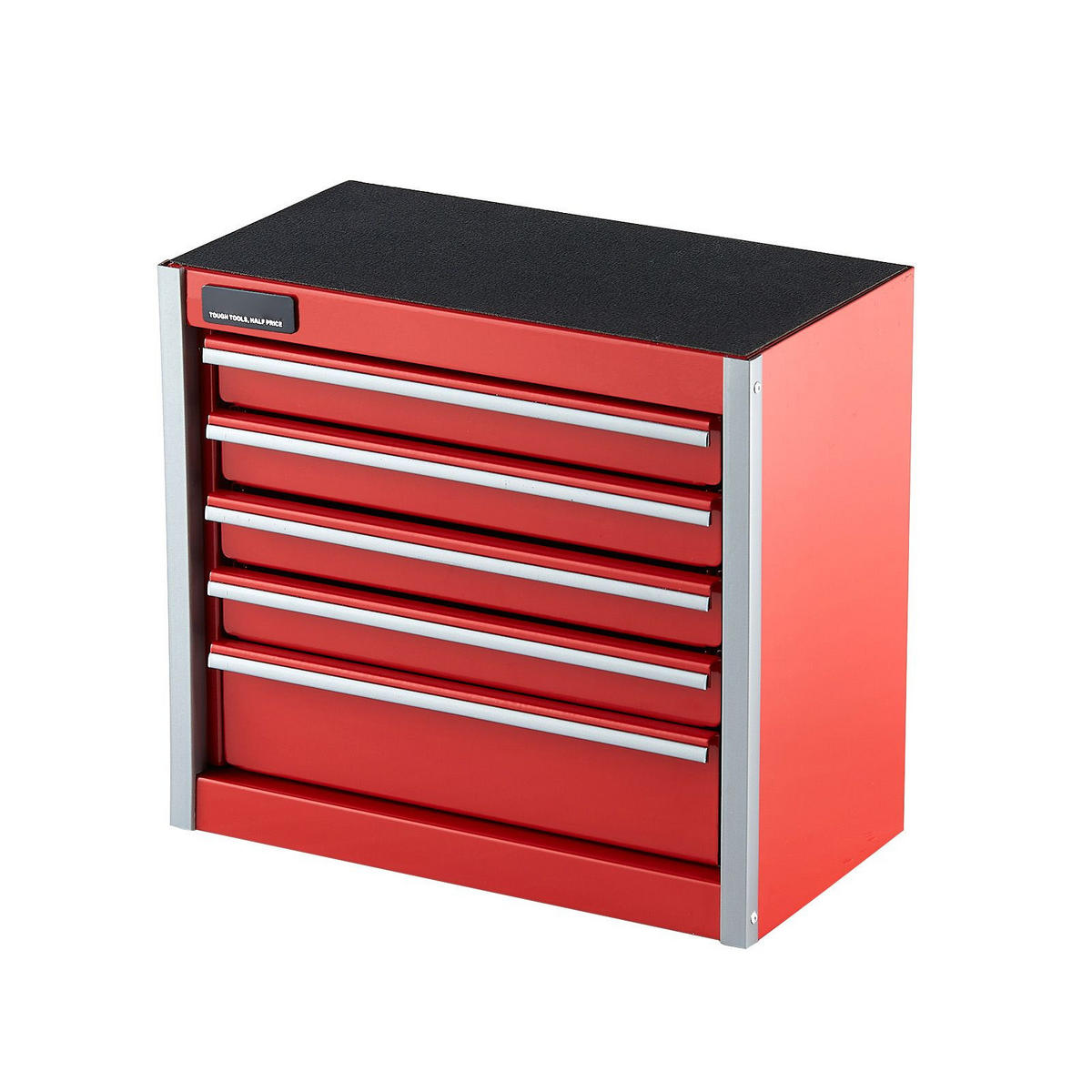 WERKZEUGKOFFER 21,8cm 5 Schubladen Tragbare Stahl Werkzeugtruhe Rot - Rosa, Metall (10/10/10cm) - Raelunyi