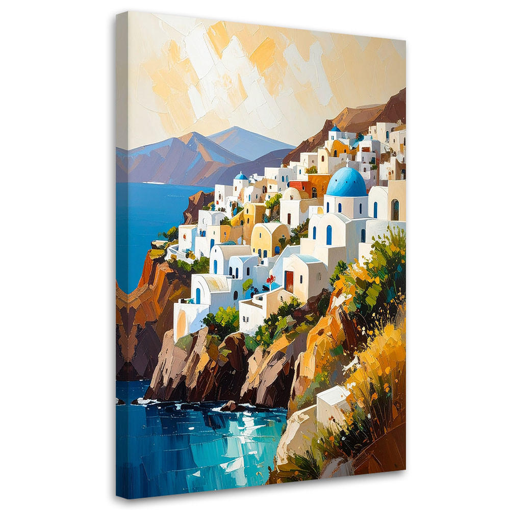 Feeby Leinwandbild Mehrfarbig 60x90 cm