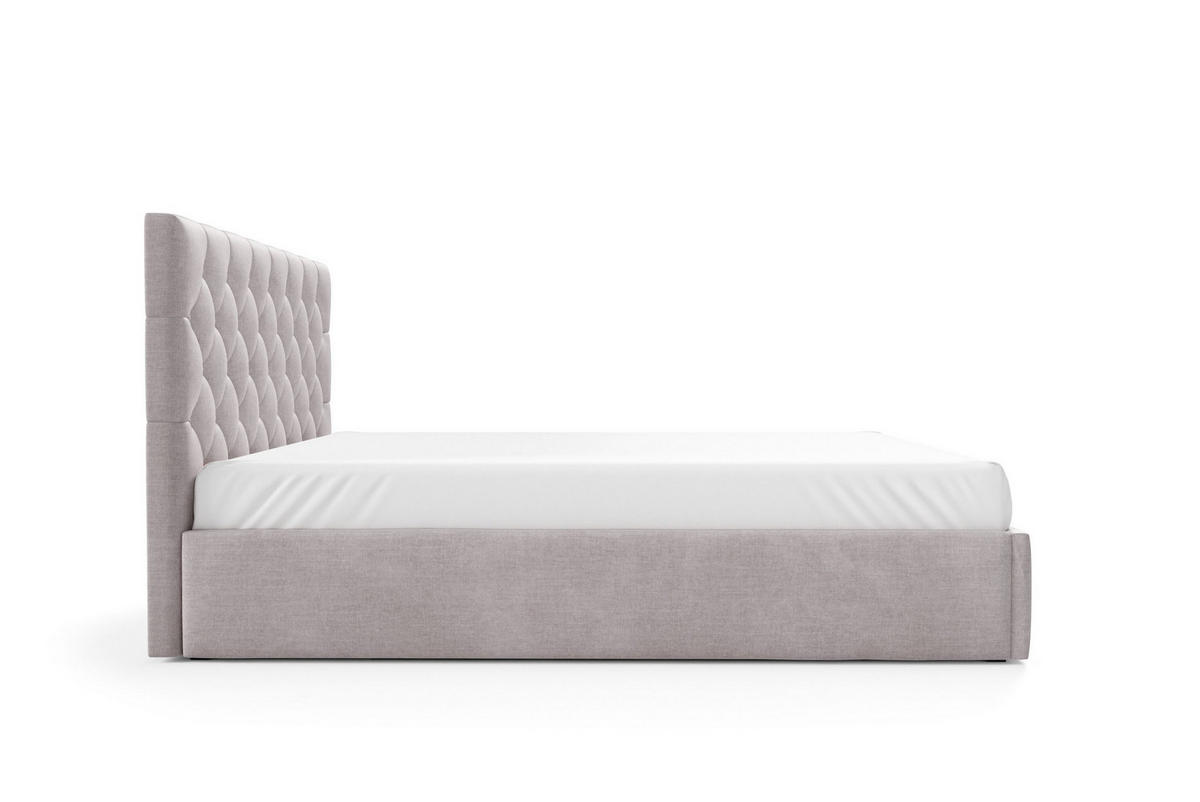 POLSTERBETT BEZA IV - Dunkelbeige - Hellbraun, Holz/Textil (180/200cm) - AN-Moebel 4u