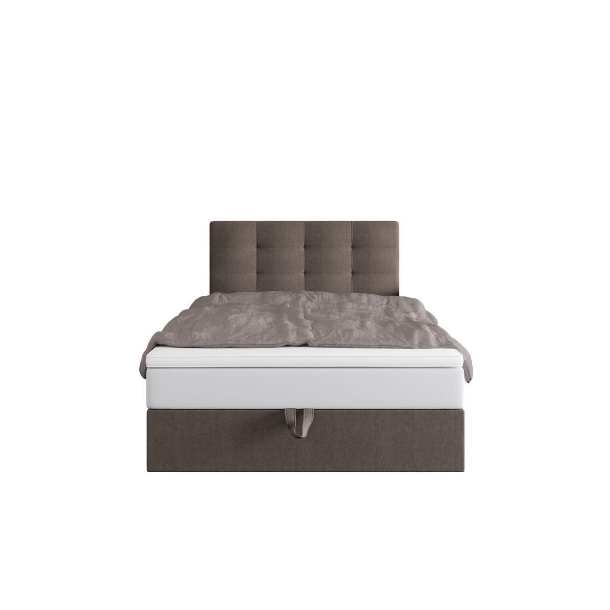 BOXBETT DUO 1 100x200 Cosmic 03, mit Matratze H3 und Topper, Braun - Braun, Holz/Kunststoff (100/200cm) - Bedante
