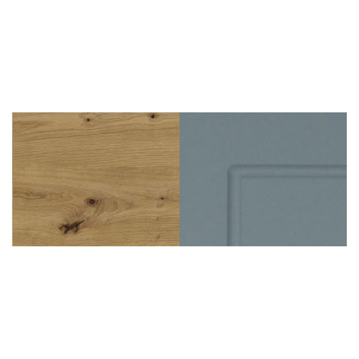 KÜCHENHÄNGESCHRANK Kvantum W8BS/80 Mint Matt / Eiche Artisan Matt 80 / 32,5 / 72cm - Eiche Artisan/Mintgrün, Holz/Holzwerkstoff (80/72/32.5cm) - Feldmann-Wohnen