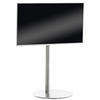 TV RACK Metall Edelstahl - Edelstahlfarben, Metall (64/100/53cm) - CLP