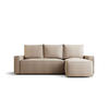 ECKSOFA mit Schlaffunktion SAVIO Curio 15 Rechts - Beige, Textil (232/140cm) - Bedante