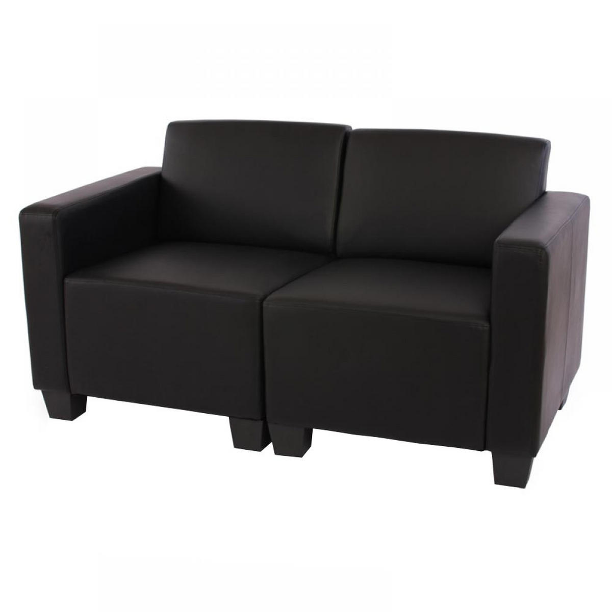 2-SITZER SOFA Schwarz - Schwarz, Textil (136/76/72cm) - MCW