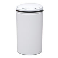 SENSORMÜLLEIMER 30L - Weiß, Metall (32/51/32cm) - SVITA