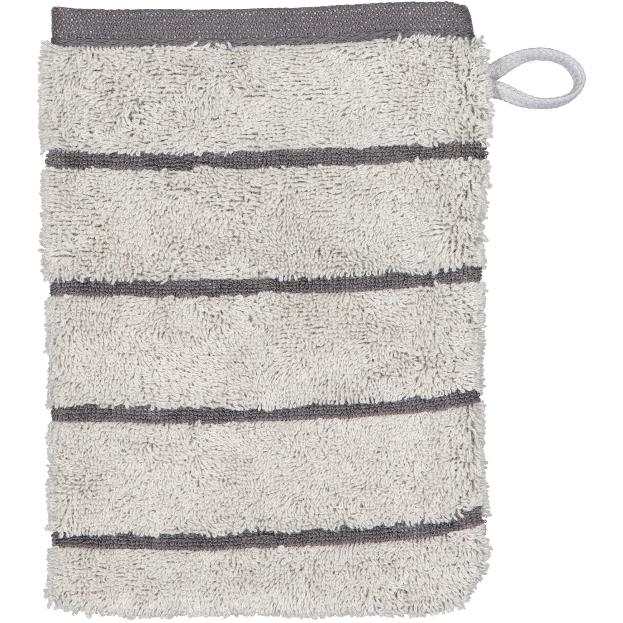 WASCHLAPPEN BALANCE DOUBLEFACE 6232 PLATIN - 77 - Grau, Textil (16/22cm) - Cawoe