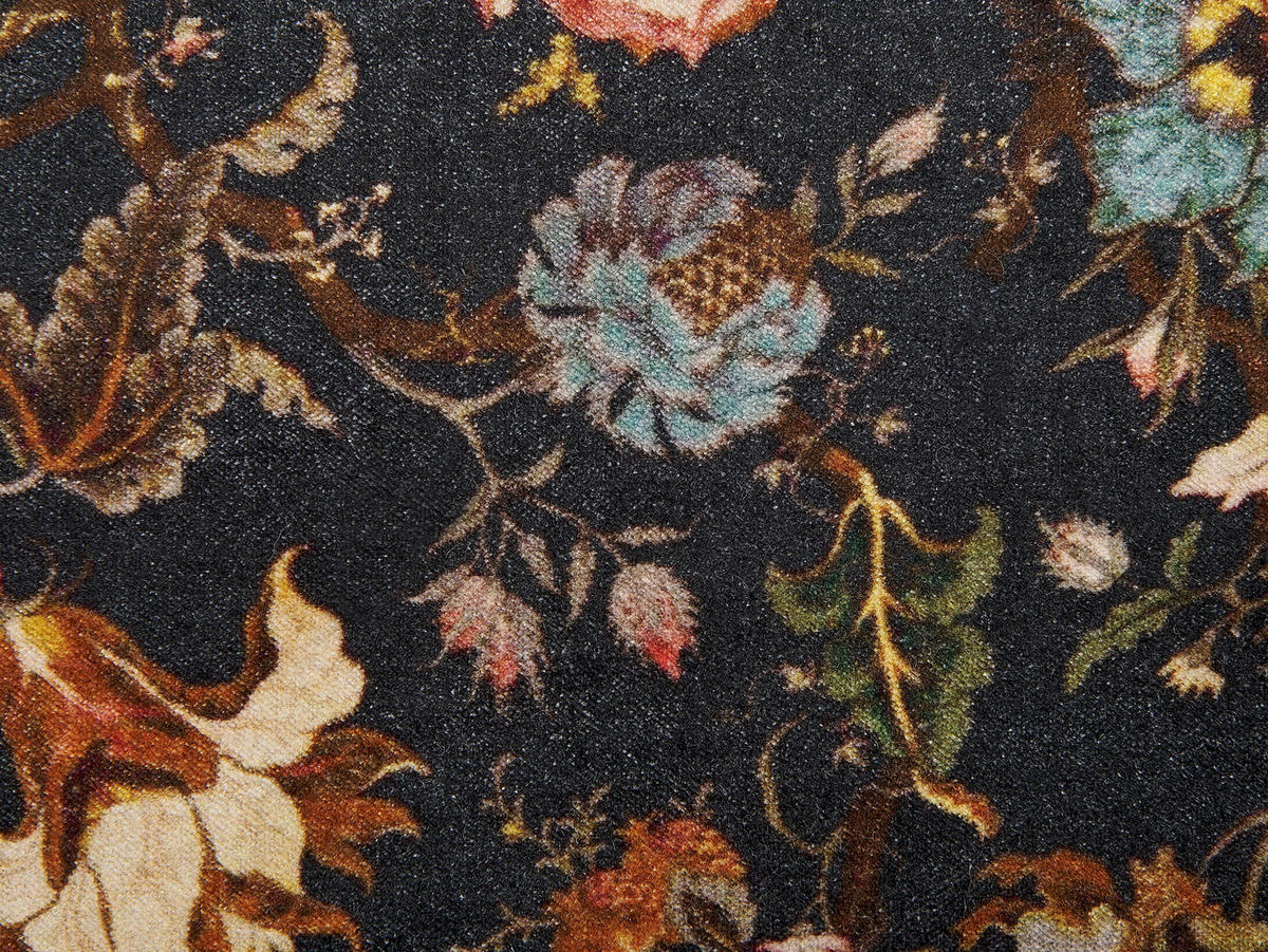 DEKOKISSEN Bunt 45/45 cm Ramonda - Multicolor, Textil (45/45cm) - Beliani