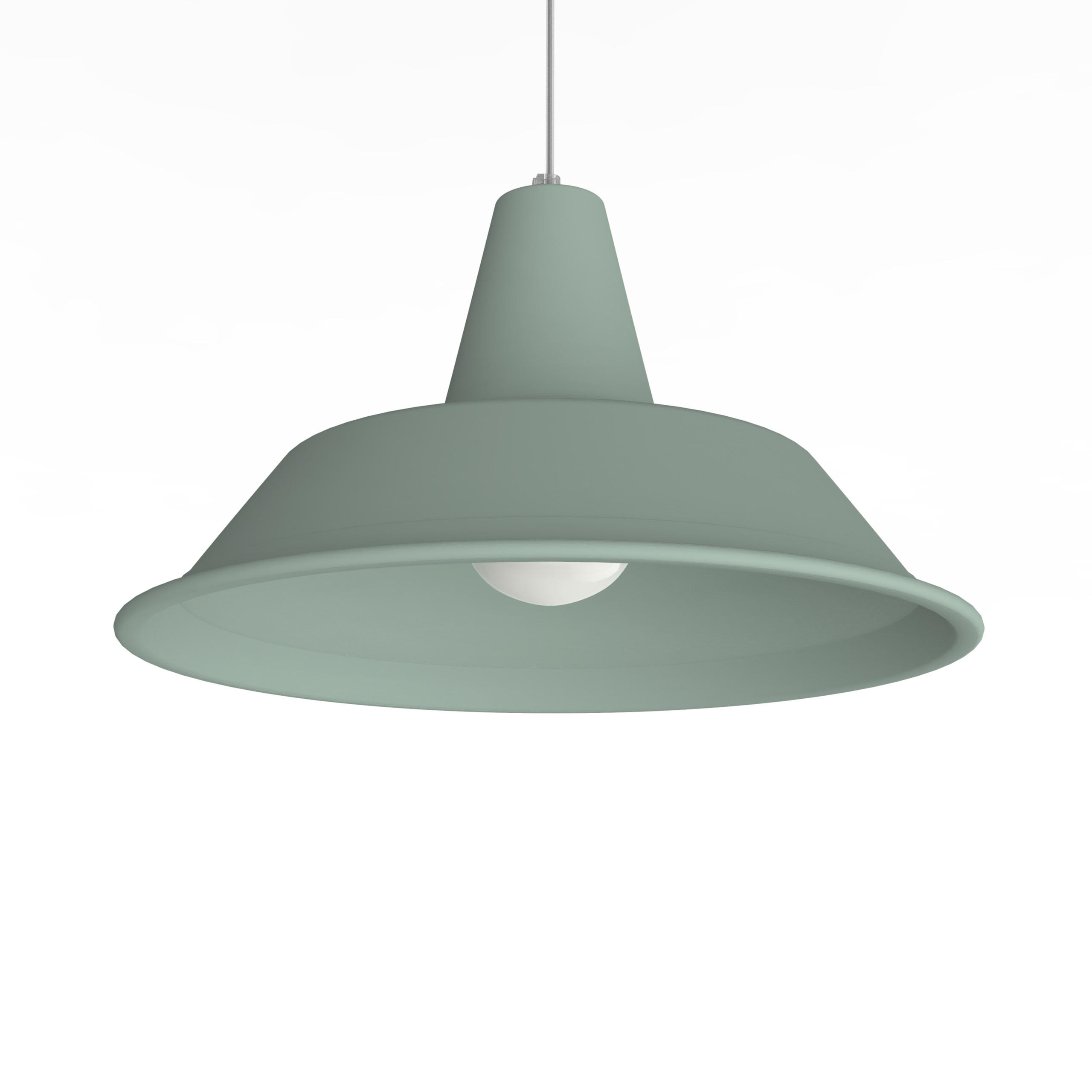 HÄNGELEUCHTE - Grün, Metall (45/45/25cm) - Lumicom