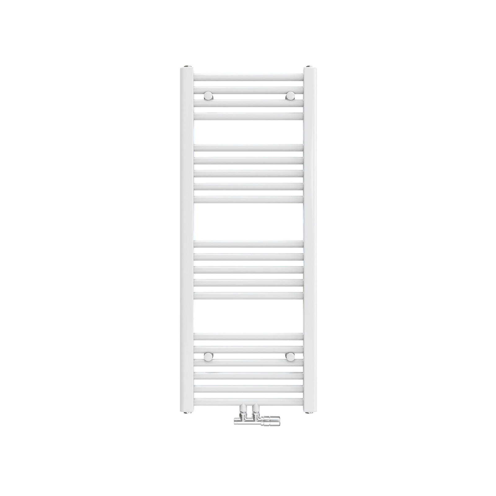 HEIZKÖRPER Handtuchheizkörper wasserführend 100/40/3 cm - Weiß, Metall (40/100/3cm) - EMKE