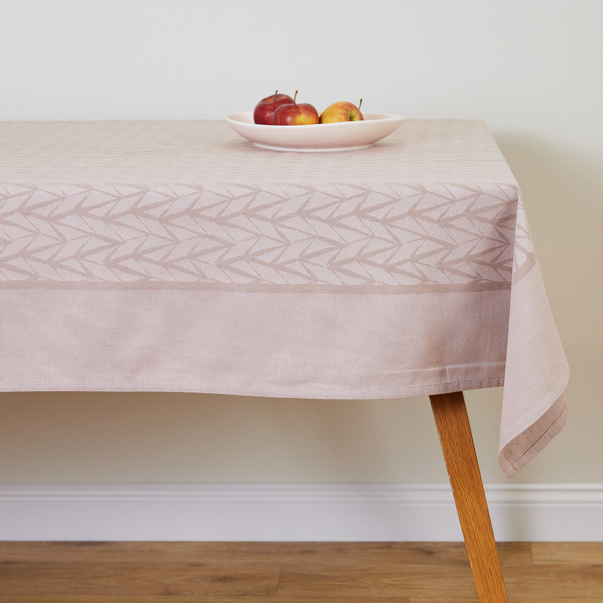 TISCHTUCH Bafe - Braun, Textil (180/130/1cm) - home&you