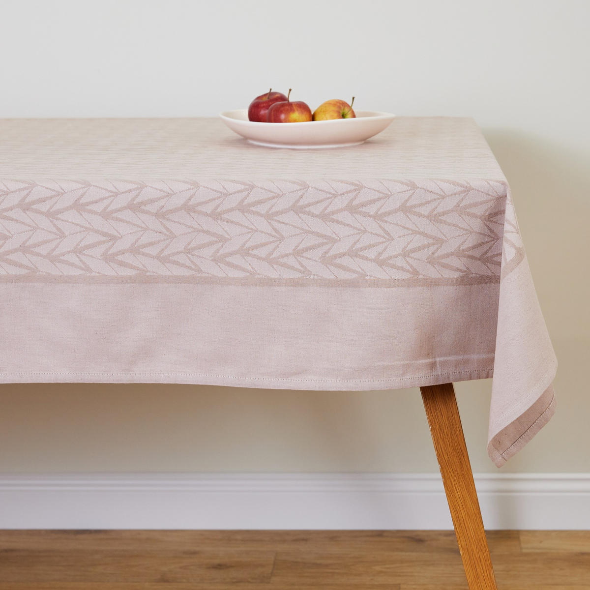 TISCHDECKE Bafe - Braun, Textil (220/145/1cm) - home&you