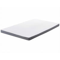 PĚNOVÁ MATRACE středně tuhá 90/200/10 cm Piccolo - bílá, textil (90/200cm) - Beliani