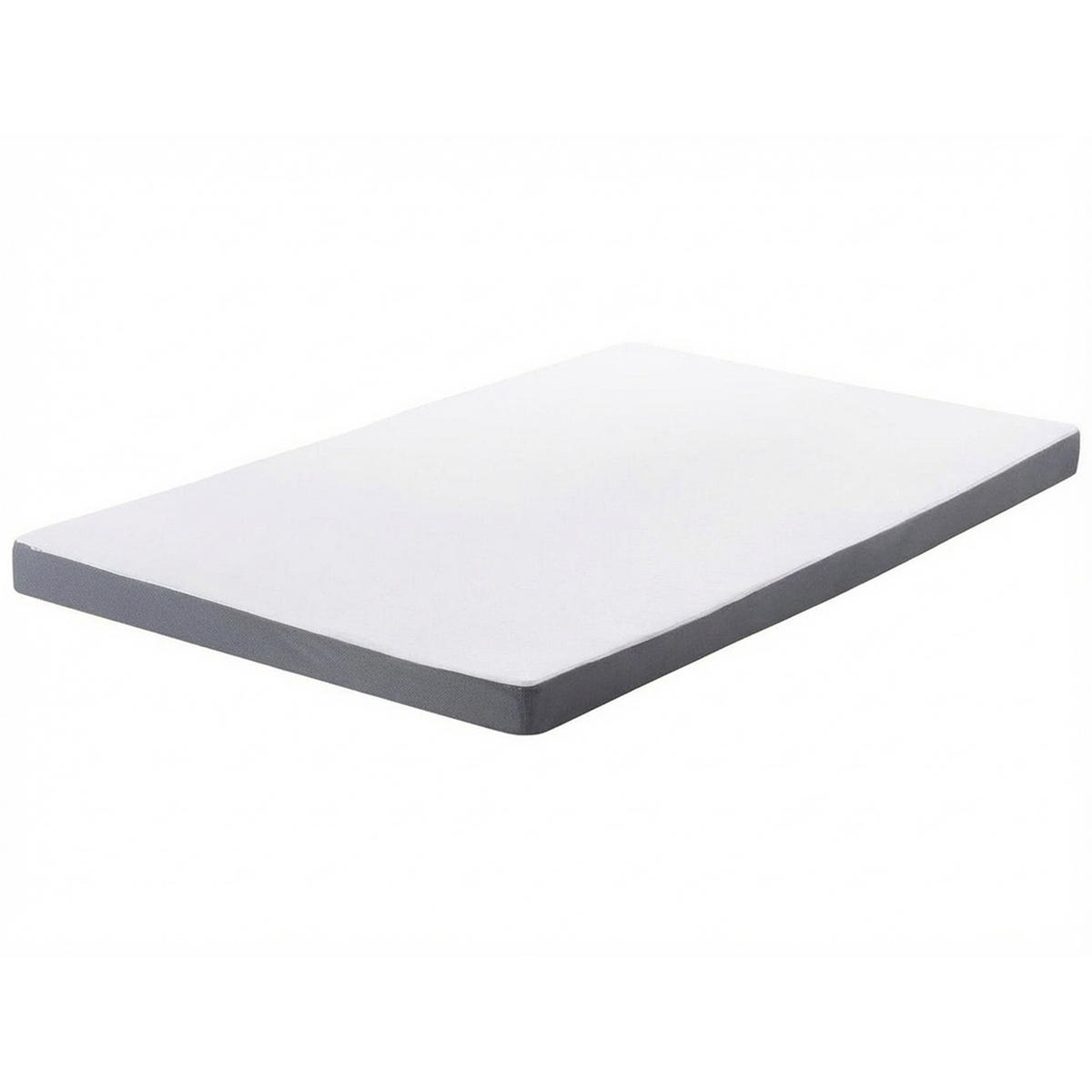 PENASTA VZMETNICA srednje trda 90/200/10 cm Piccolo - bela, tekstil (90/200cm) - Beliani
