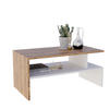 COUCHTISCH JULA 93 - Alteiche/Weiß, Holz (50/93/45cm) - Mat-Haus