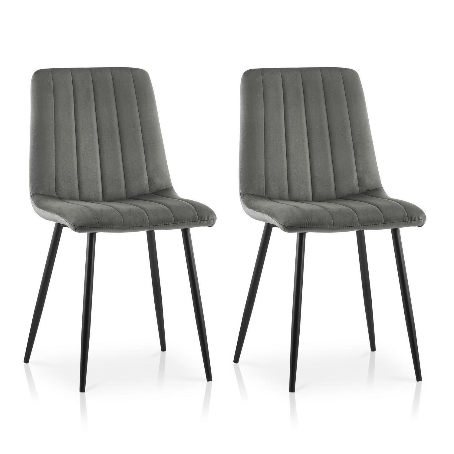 XXXLutz Esszimmerstuhl Grau 44x88x46.5 cm